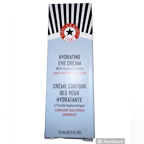 First Aid Beauty Hydrating Eye Cream With Hyaluronic Acid 15 ml New - Picture 2 of 6